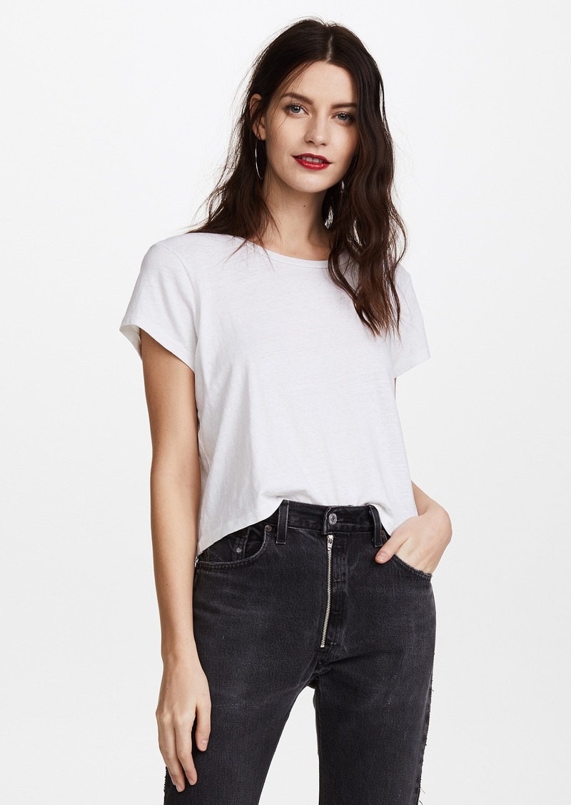 RE/DONE x Hanes 1950s Boxy Crop Tee