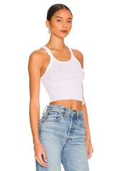 RE/DONE x Hanes Cropped Rib Tank