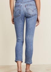 RE/DONE x Levi's High Rise Ankle Crop Jeans
