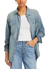 Re/Done & Pamela Anderson Oversized Chambray Shirt