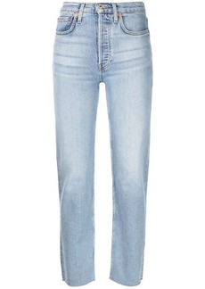 Re/Done Stove Pipe high-rise straight jeans