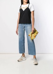 Re/Done straight-leg cropped jeans