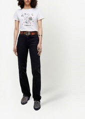 Re/Done straight-leg high-rise jeans