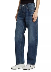 Re/Done Wide Tapered-Leg Jeans