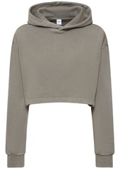 Reebok Classic Cropped Cotton Blend Hoodie