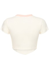 Reebok Classic Stretch Cotton Cropped T-shirt