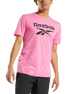 Reebok Mens Cotton Crew Neck Graphic T-Shirt