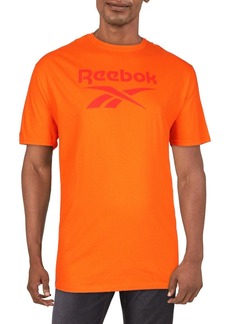 Reebok Mens Logo Crewneck Graphic T-Shirt