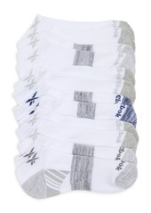 Reebok 6-Pack Terry Low Cut Socks in White at Nordstrom Rack