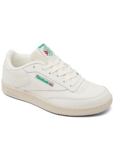 Reebok Big Kids Club C 85 Vintage-like Casual Sneakers from Finish Line - Chalk White, Green