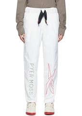 Reebok by Pyer Moss White Pyer Moss Edition RCPM Embroidered Lounge Pants