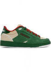 Reebok Classics Green & Beige Club C Bulc Sneakers
