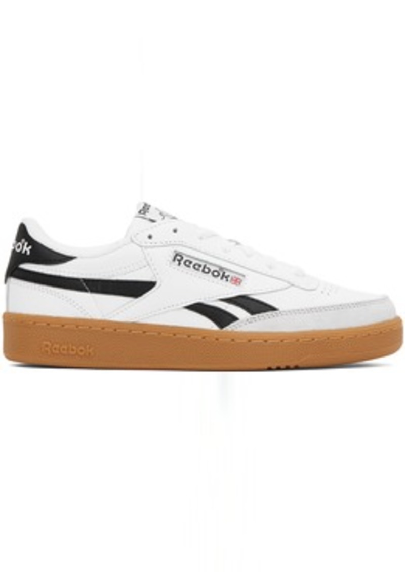 Reebok Classics White & Black Club C Revenge Vintage Sneakers