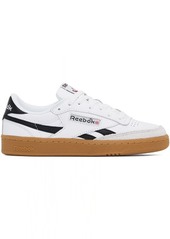 Reebok Classics White & Black Club C Revenge Vintage Sneakers