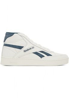 Reebok Classics White & Blue Club C Form Hi Sneakers