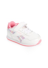 Reebok Kids' Royal CL Jog 3.0 1V Sneaker in White/True Pink/Pink Glow at Nordstrom Rack