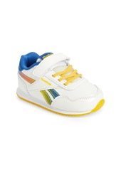 Reebok Kids' Royal CL Jog 3.0 1V Sneaker in White/Yellow/Blue at Nordstrom Rack