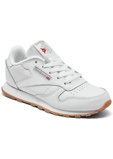 Reebok Little Kids Classic Leather Casual Sneakers from Finish Line