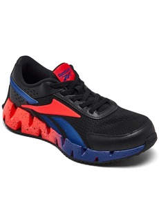 Reebok Little Kids Zig Dynamica 2 Alt Running Sneakers from Finish Line - Black, Red, Blue