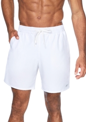"Reebok Men's 7"" Compression Hybrid Swim Shorts - White"