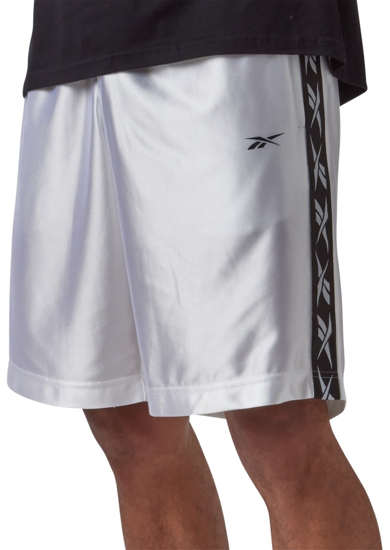 Reebok Men's Basketball Dazzle Taped Shorts - White
