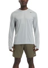 Reebok Men's Classic Fit Long-Sleeve Training Tech T-Shirt - Pure Gry