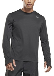 Reebok Men's Classic Fit Long-Sleeve Training Tech T-Shirt - Black
