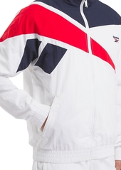 Reebok Men's Classics Vector Zip-Front Track Jacket - White