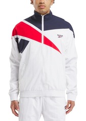 Reebok Men's Classics Vector Zip-Front Track Jacket - White