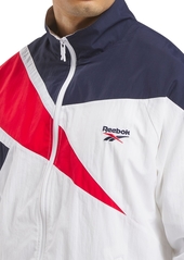 Reebok Men's Classics Vector Zip-Front Track Jacket - White