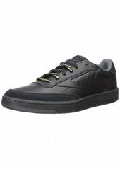 Reebok Men's Club C 85 Sneaker Black/True Grey/neon Lime  M US
