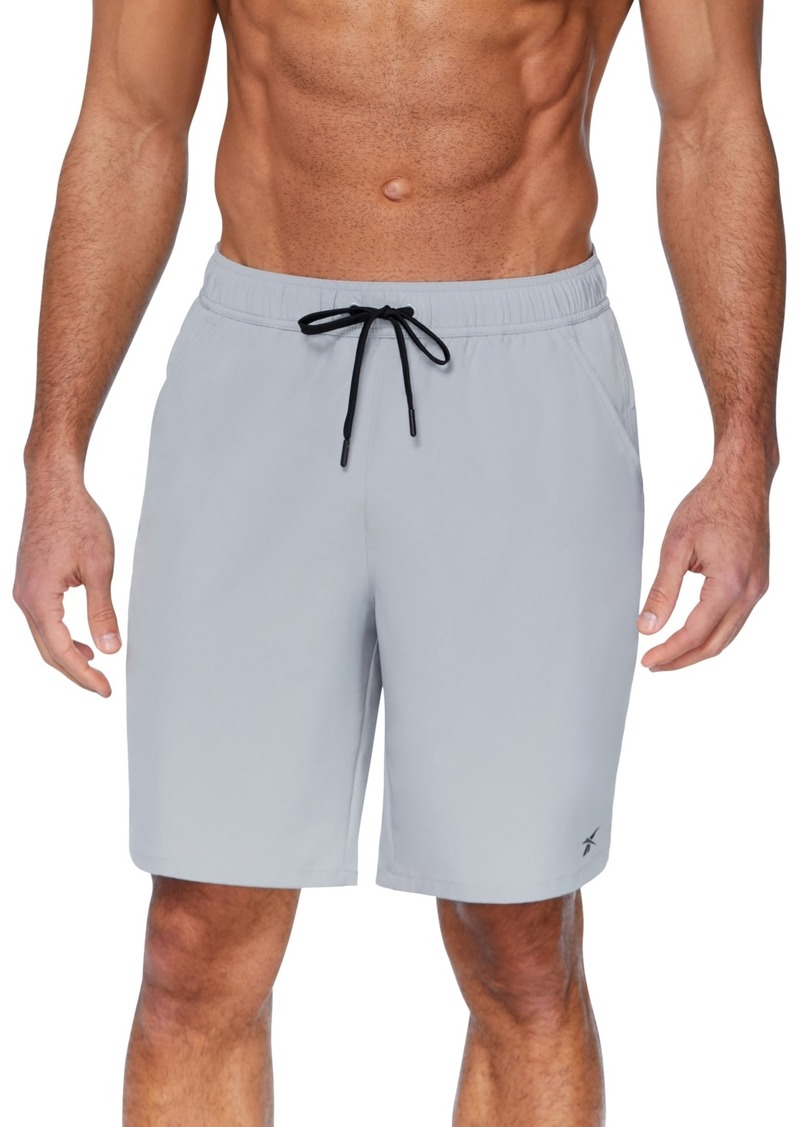 "Reebok Men's Core Volley 9"" Swim Shorts - Grey"