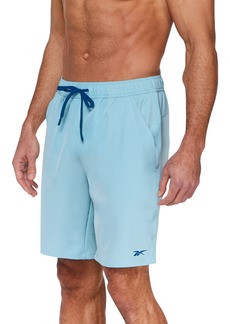 "Reebok Men's Core Volley 9"" Swim Shorts - Light Blue"