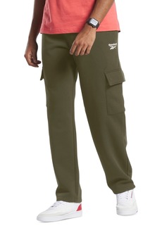 Reebok Men's Fleece Cargo Pants - Army Green