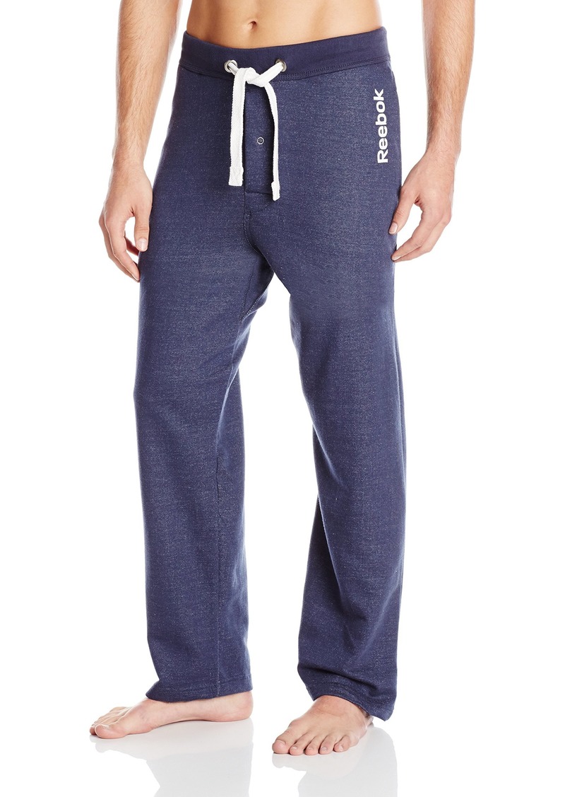 reebok men's knit lounge pants