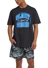 Reebok Men's Glory Grind Graphic T-Shirt - Black/vector Blue