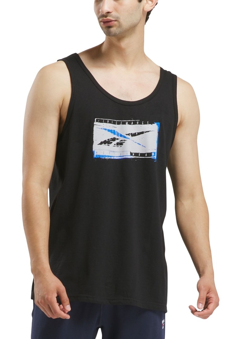 Reebok Men's Graphic Tank - Black