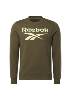 Reebok Men's Identity Big Logo Fleece Crew Sweatshirt  2XL