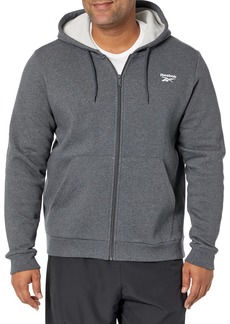 Reebok Men's Identity Fleece Full-Zipper Sweatshirt  M