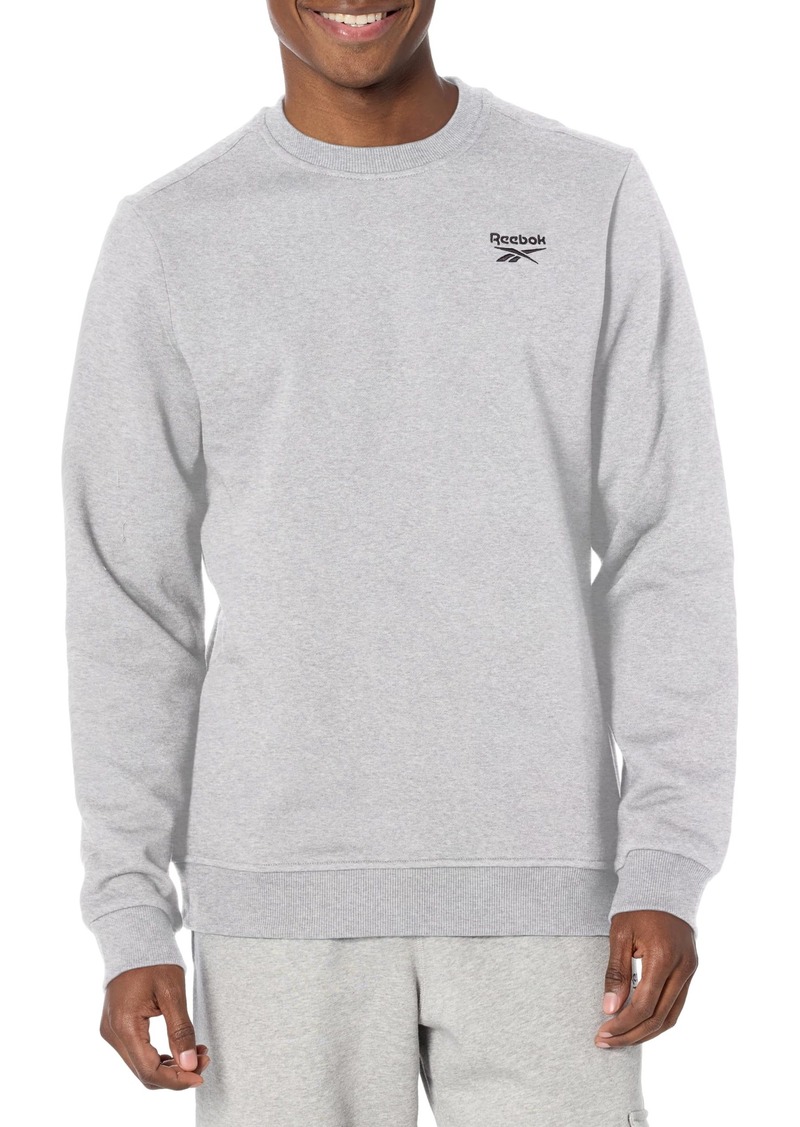 Reebok Men's Identity Small Logo Fleece Crew