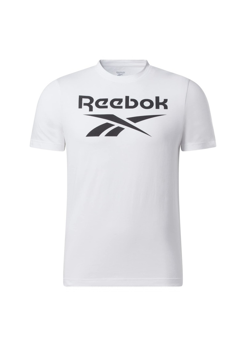 Reebok Men's Identity Stacked Logo T-Shirt  M