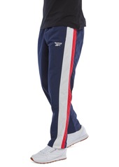 Reebok Men's Ivy League Regular-Fit Colorblocked Crinkled Track Pants - Red/navy/white