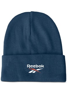Reebok Men's Logo Cuff Beanie - Vector Blue