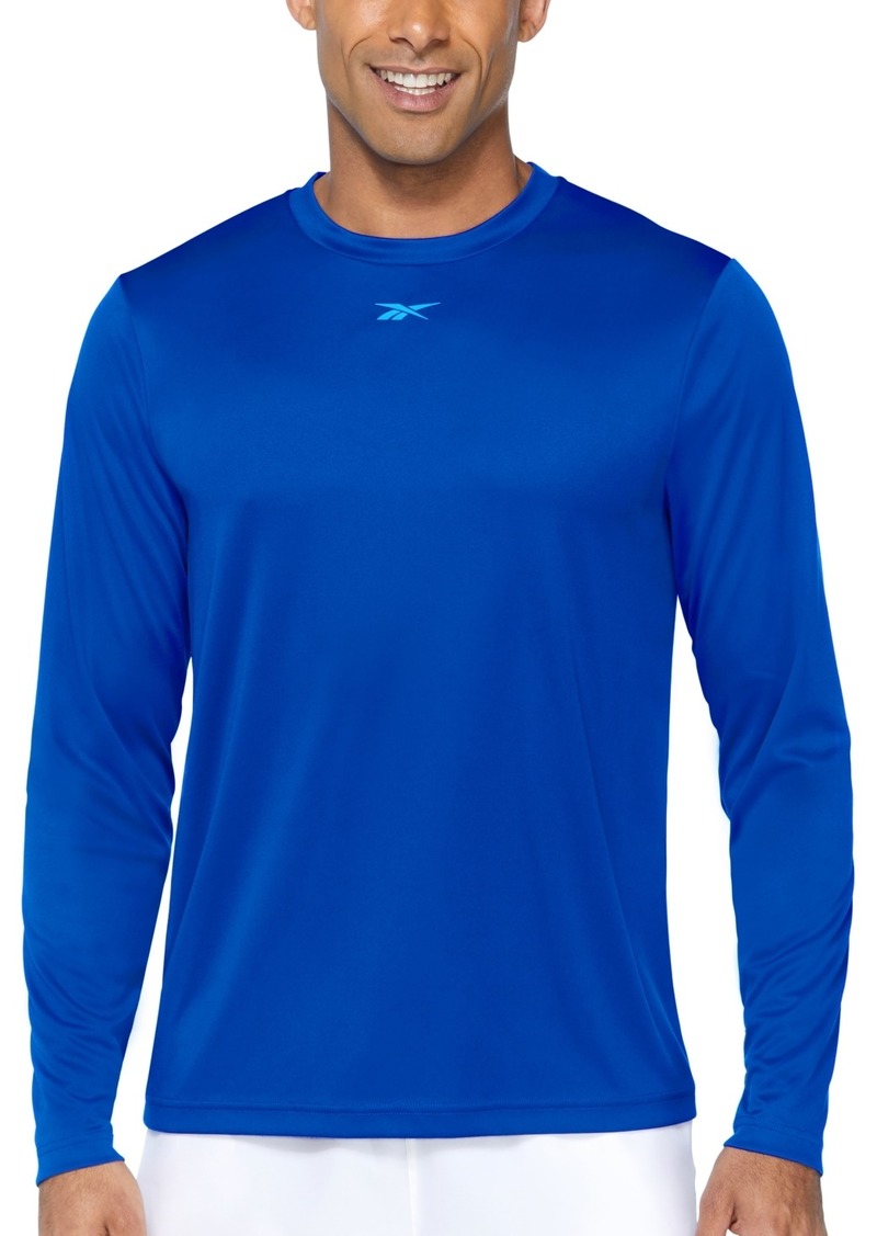 Reebok Men's Long-Sleeve Swim Shirt - Blue