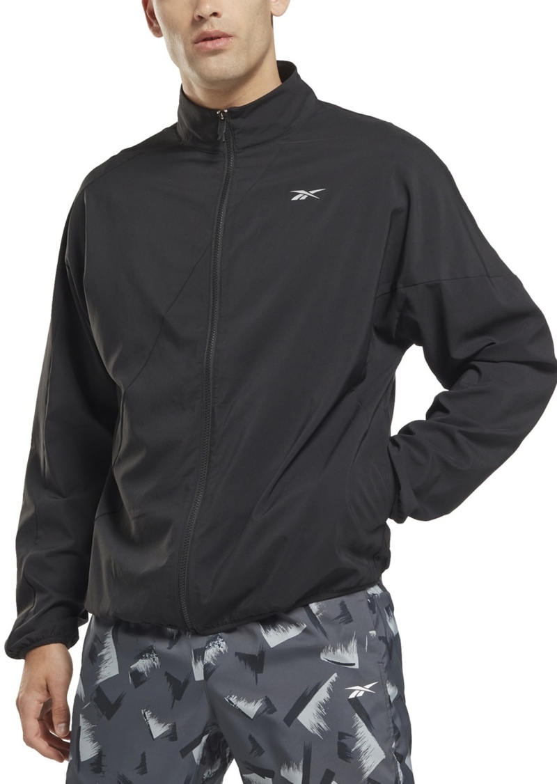 Reebok Men's Running Woven Windbreaker - Black