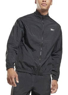Reebok Men's Training Relaxed-Fit Performance Track Jacket - Black