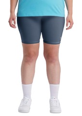 Reebok Plus Size Identity Logo Bike Shorts - Black