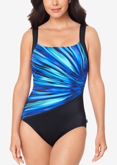Reebok Swim Colorful Burst Illusion One-Piece Swimsuit Women's Swimsuit