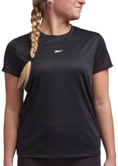 Reebok Women's Active Identity Performance Logo Tech T-Shirt - White