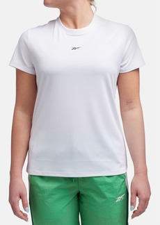 Reebok Women's Active Identity Performance Logo Tech T-Shirt - White